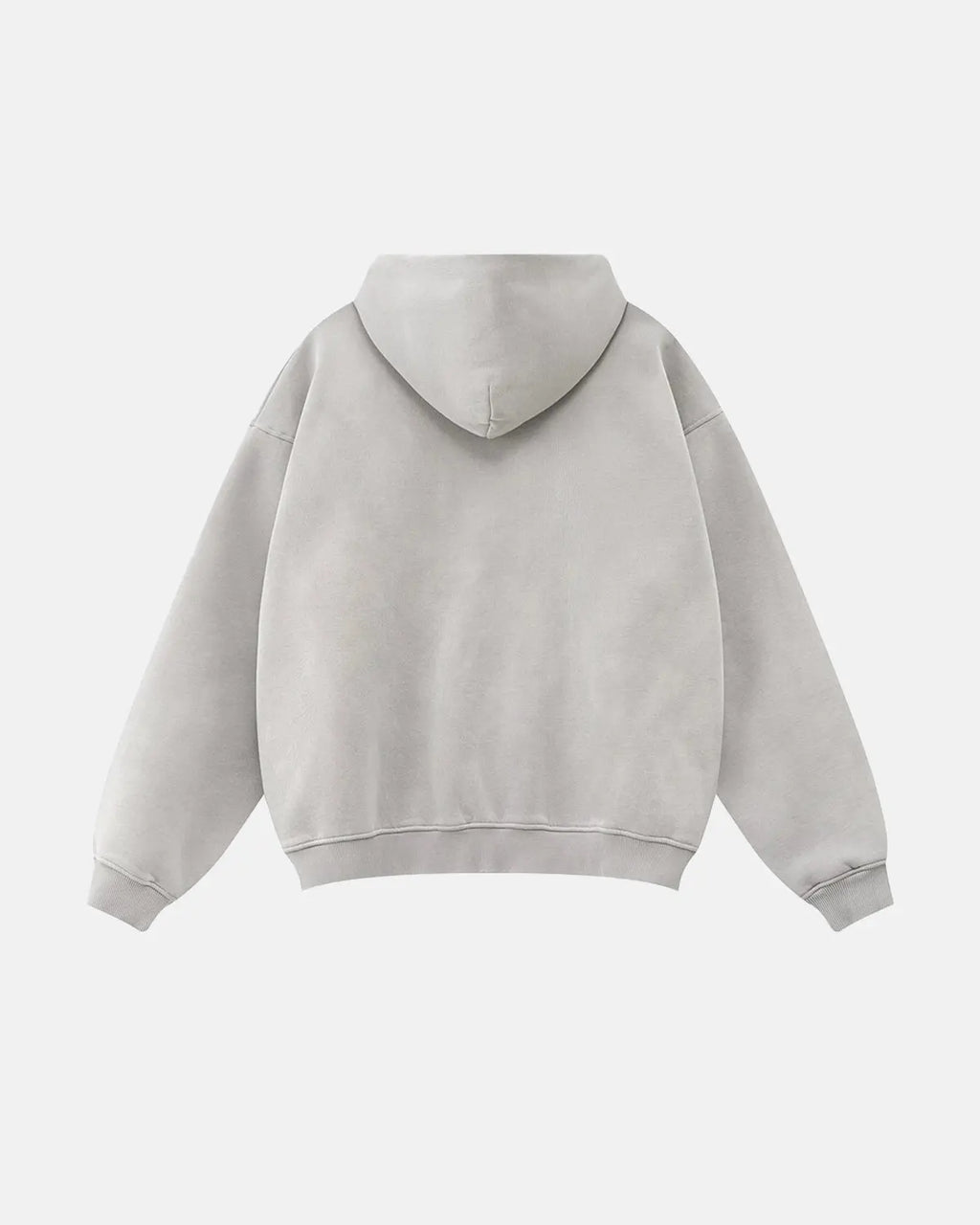 Graphic zip-up hoodie with hood, chest artwork and front pouch pockets