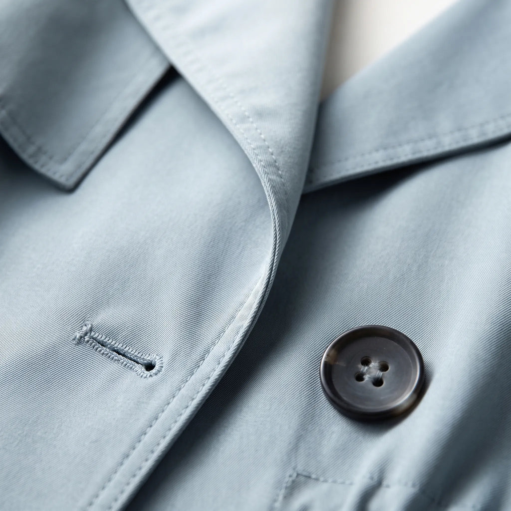 Acleris  - Mid-Length Double-Breasted Trench Coat Daily Urban Commutes