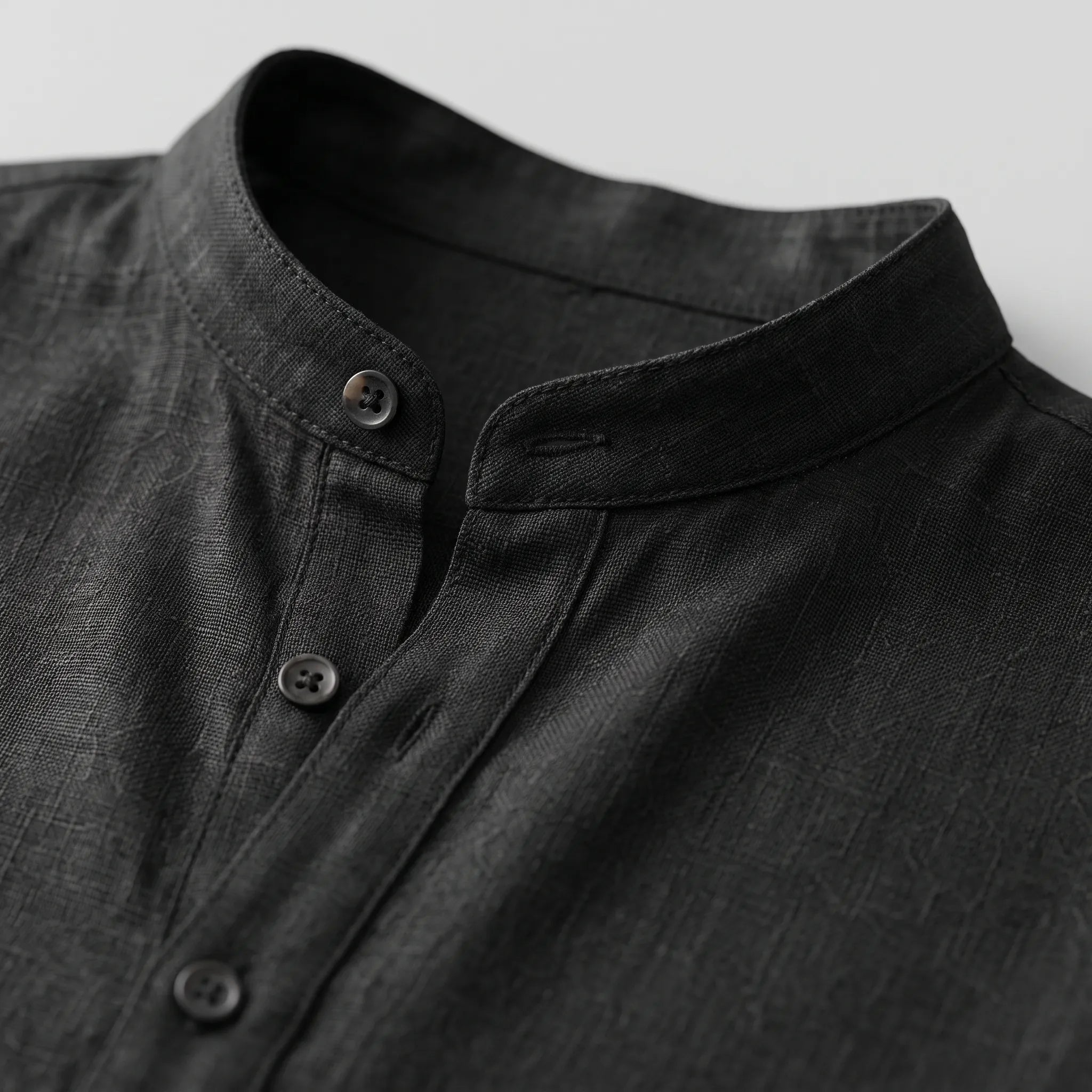 Aereon  - Stand Collar Summer Shirt Casual Daytime Wear