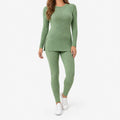 Aeresse  - Ribbed Knit Co-Ord Set Casual Weekend Wear