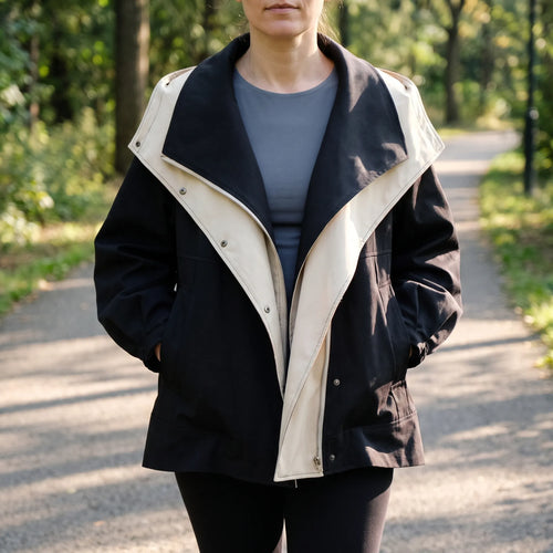 AeroCoat  - Two-Tone Layered Windbreaker Jacket Urban Commuting
