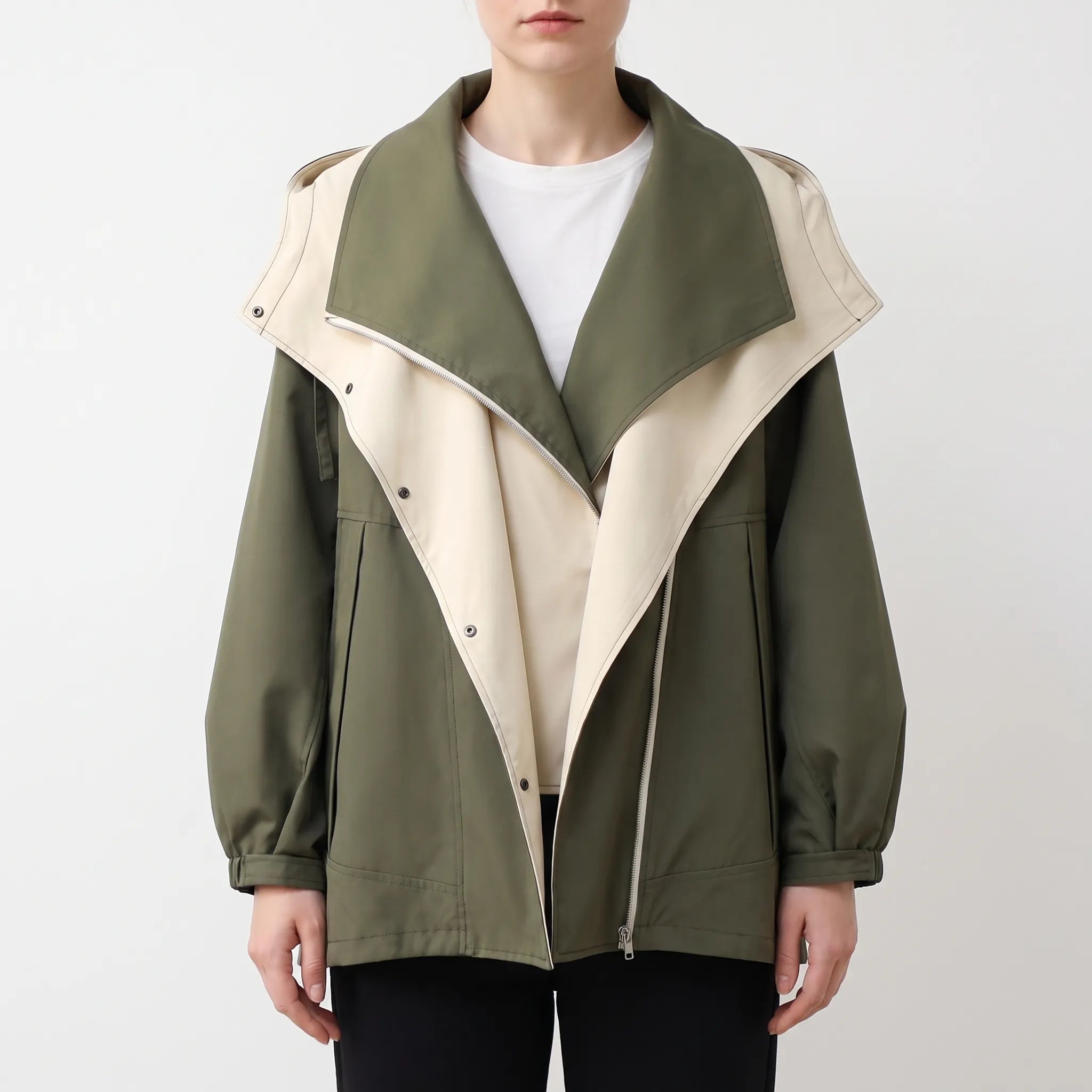 AeroCoat  - Two-Tone Layered Windbreaker Jacket Urban Commuting