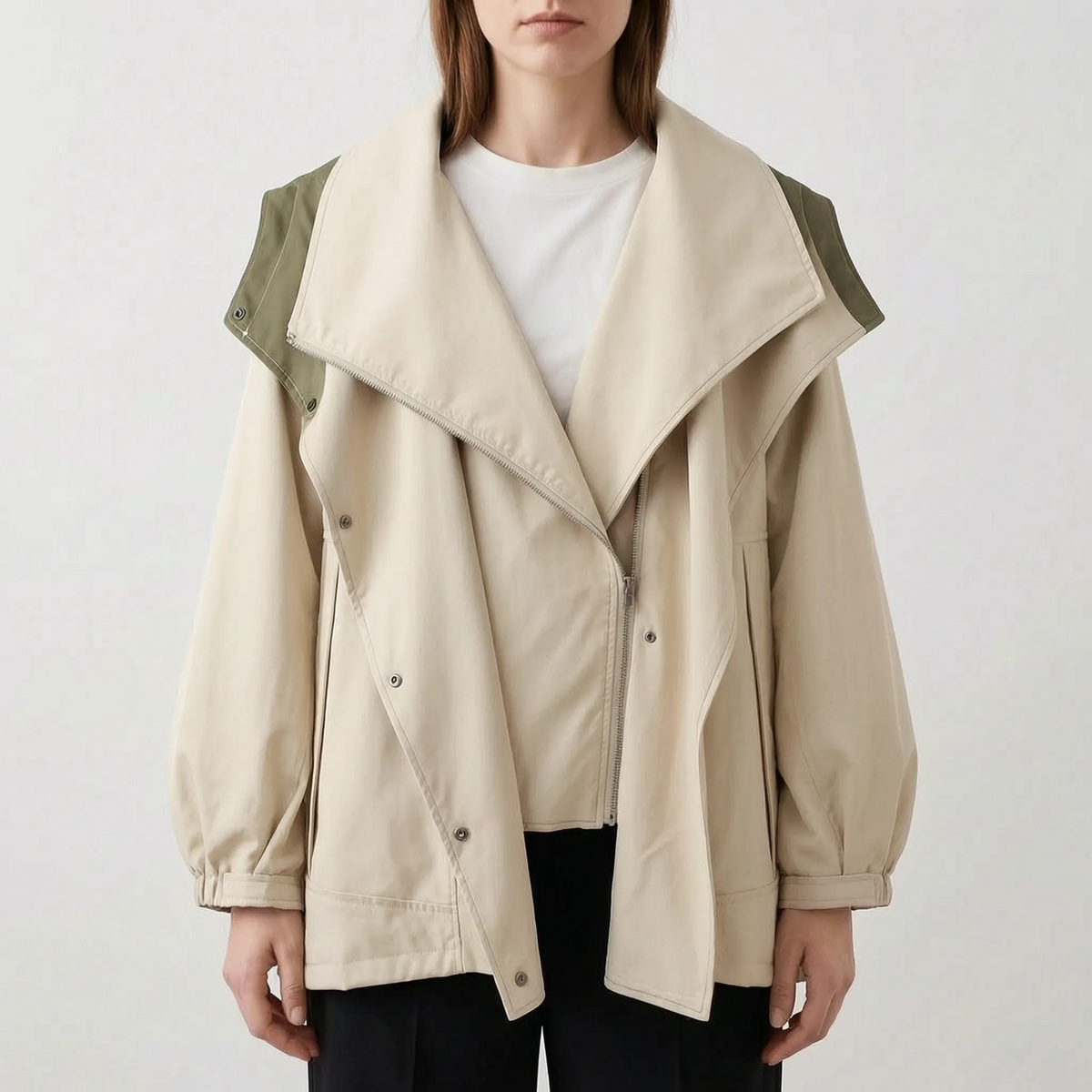 AeroCoat  - Two-Tone Layered Windbreaker Jacket Urban Commuting