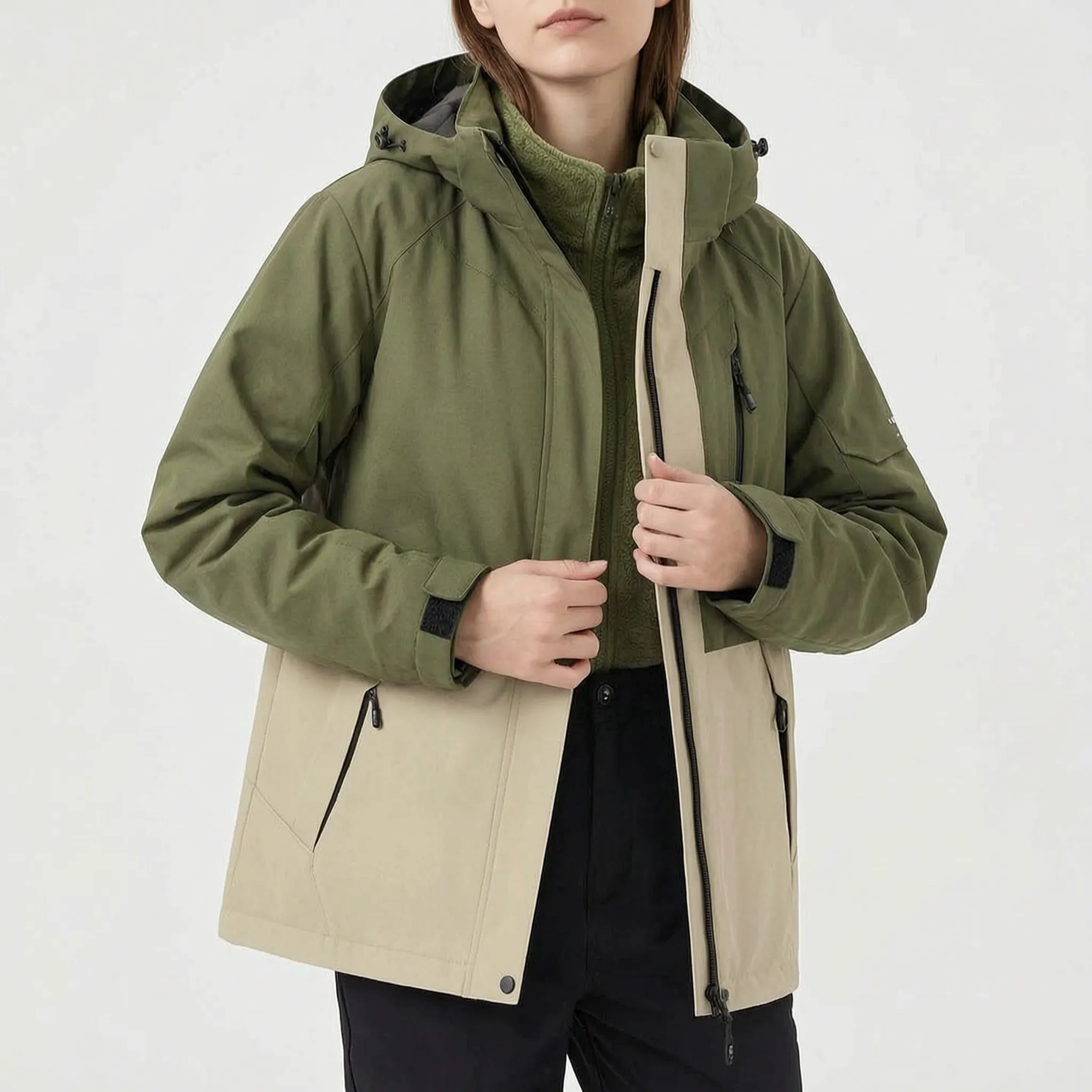 AeroShield  - Womens Hooded Windbreaker Jacket Outdoor Excursions