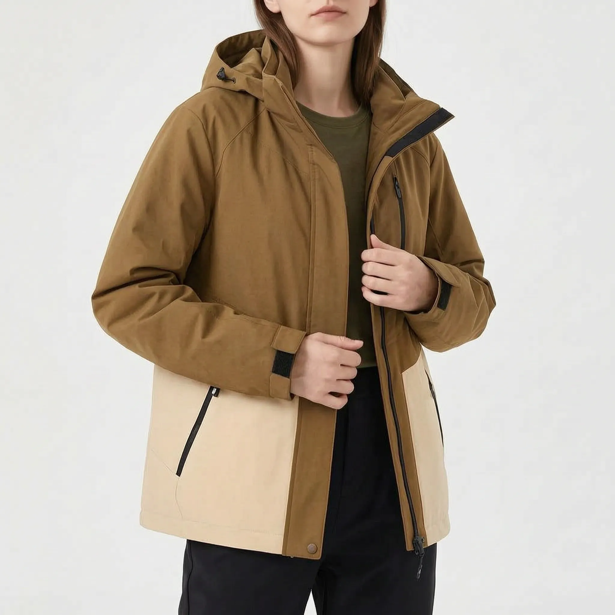 AeroShield  - Womens Hooded Windbreaker Jacket Outdoor Excursions
