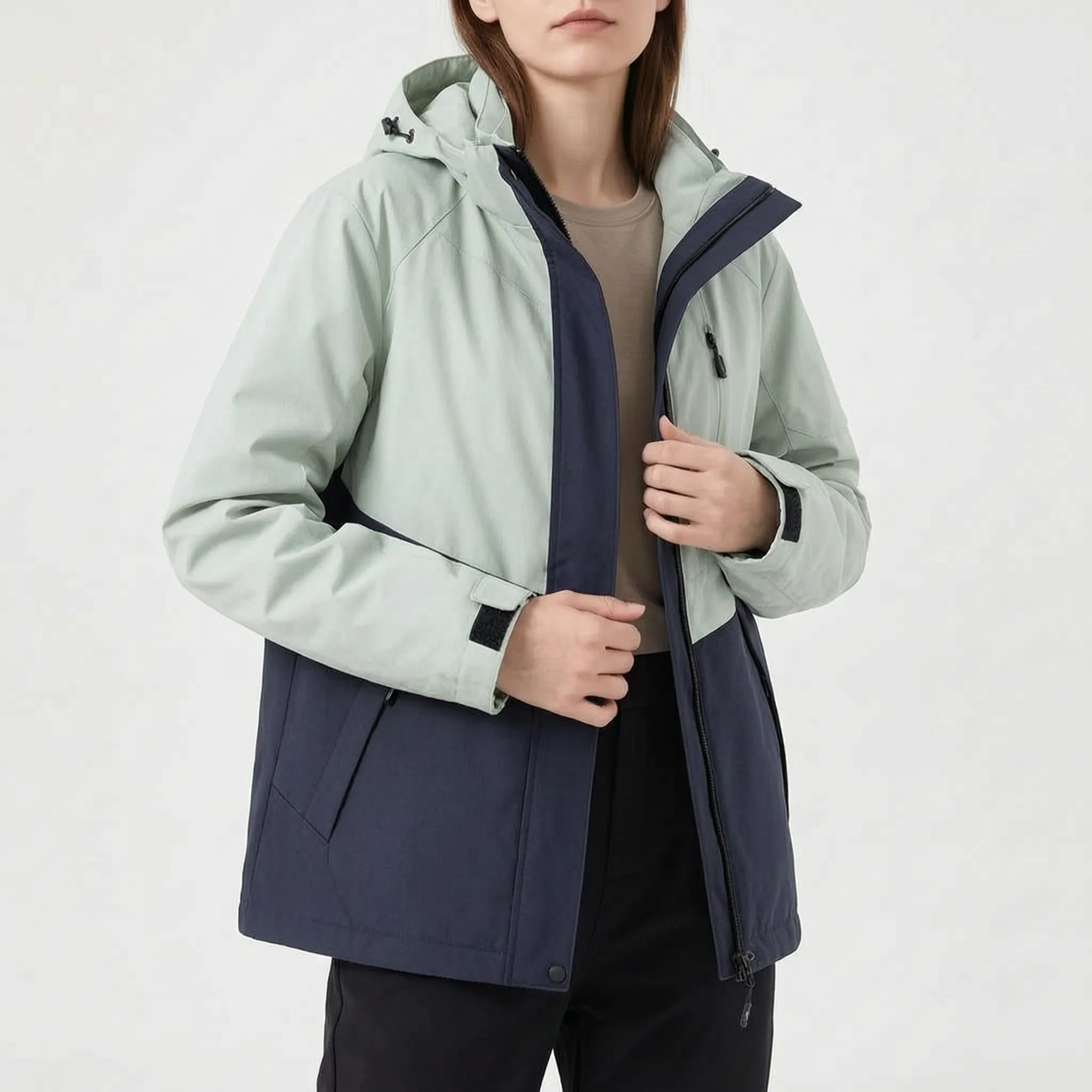 AeroShield  - Womens Hooded Windbreaker Jacket Outdoor Excursions