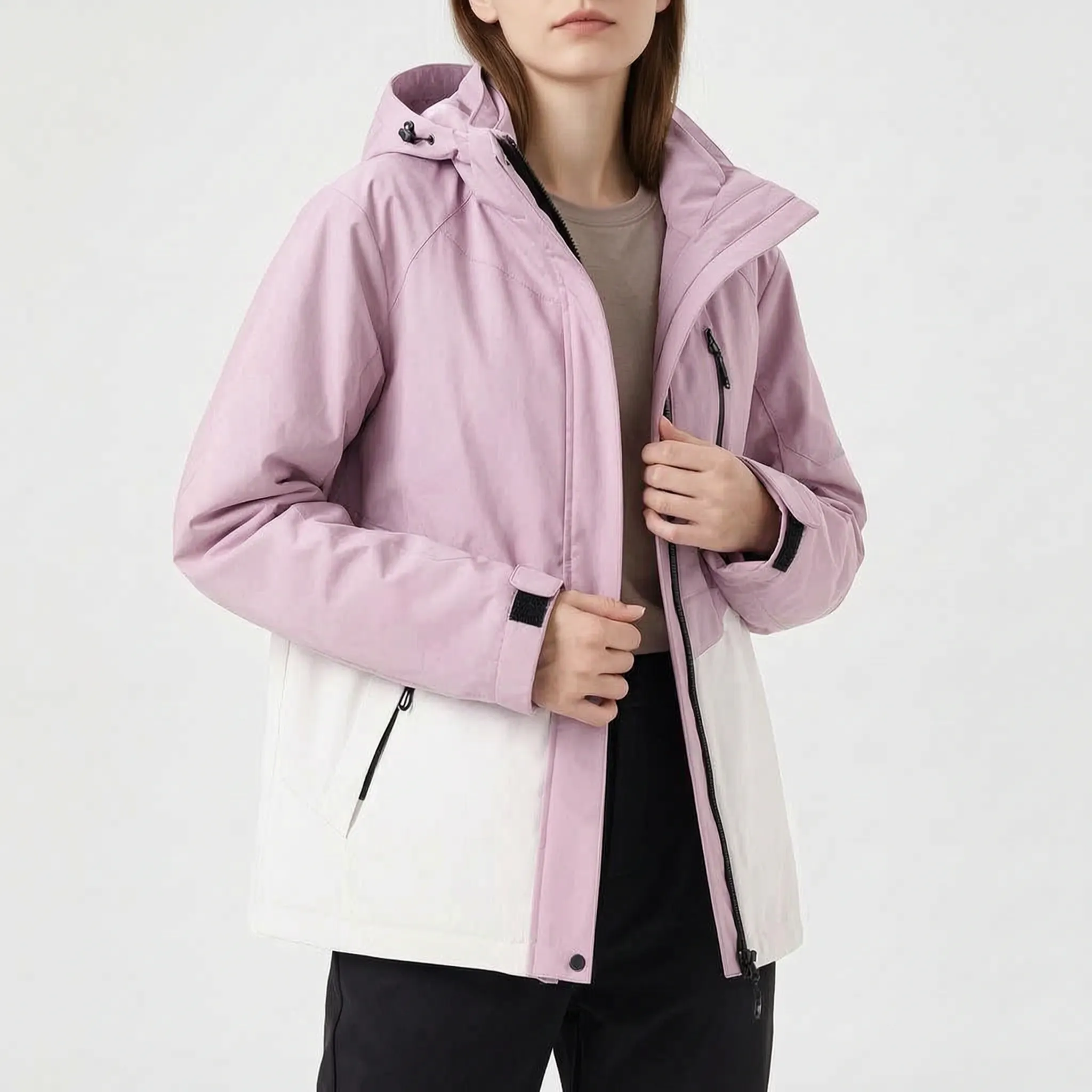 AeroShield  - Womens Hooded Windbreaker Jacket Outdoor Excursions