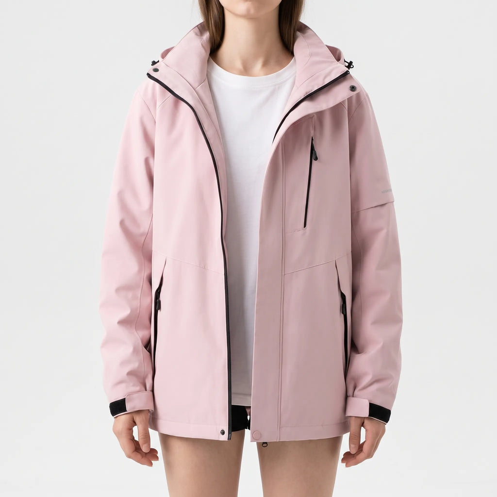 AeroShield  - Womens Hooded Windbreaker Jacket Outdoor Excursions