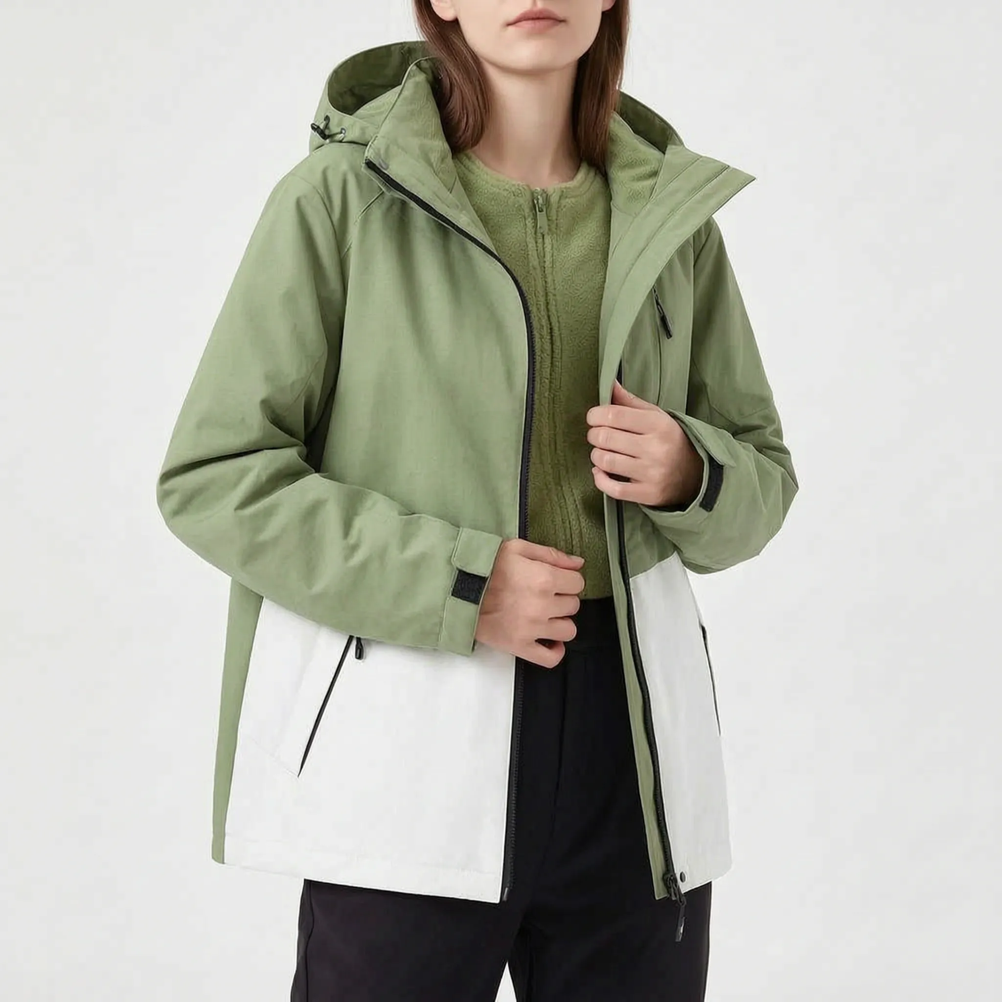 AeroShield  - Womens Hooded Windbreaker Jacket Outdoor Excursions