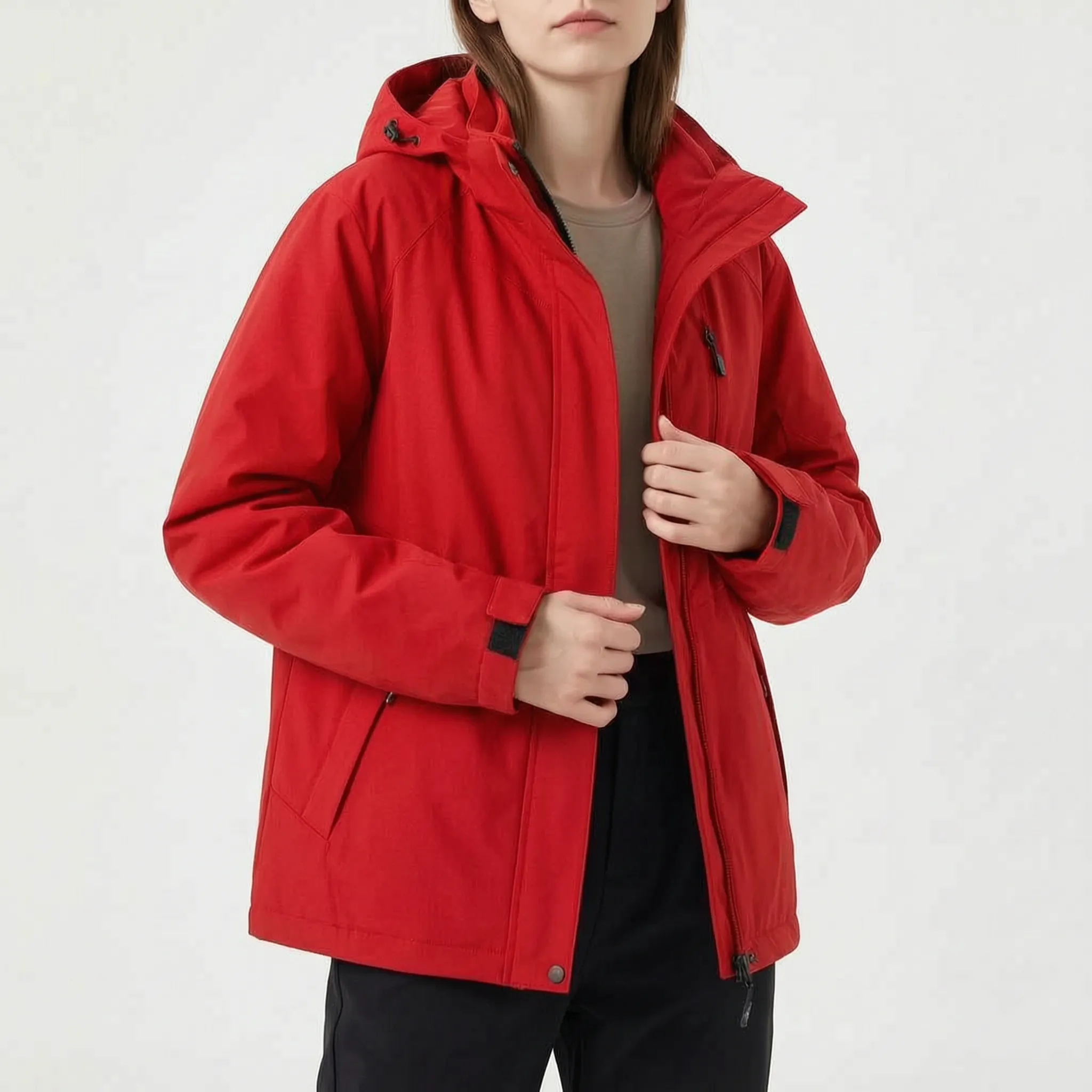 AeroShield  - Womens Hooded Windbreaker Jacket Outdoor Excursions
