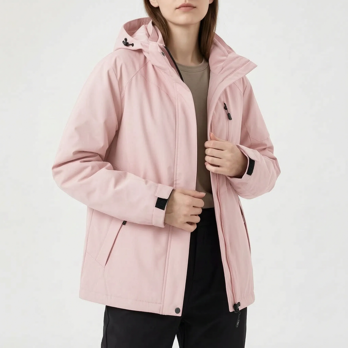 AeroShield  - Womens Hooded Windbreaker Jacket Outdoor Excursions