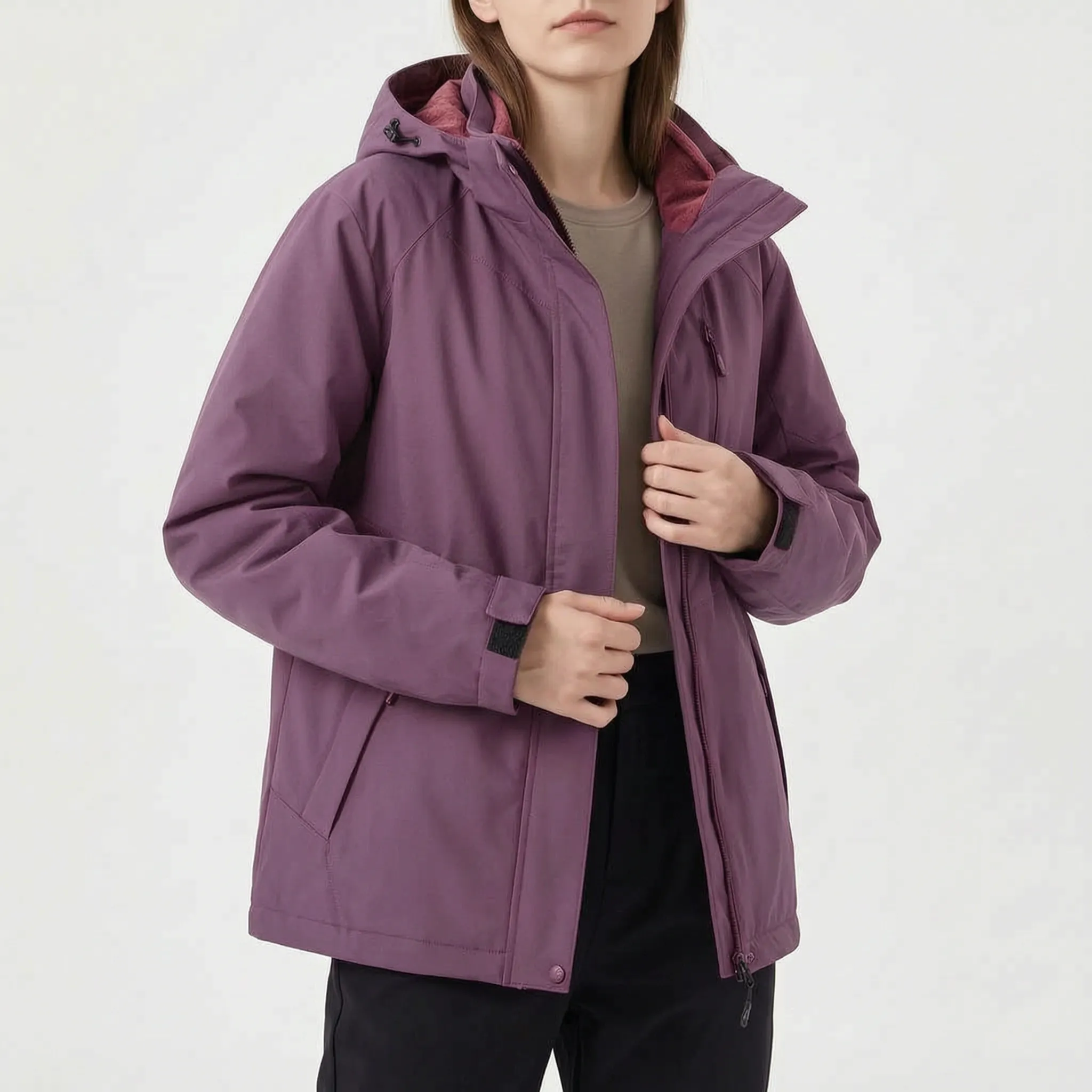 AeroShield  - Womens Hooded Windbreaker Jacket Outdoor Excursions