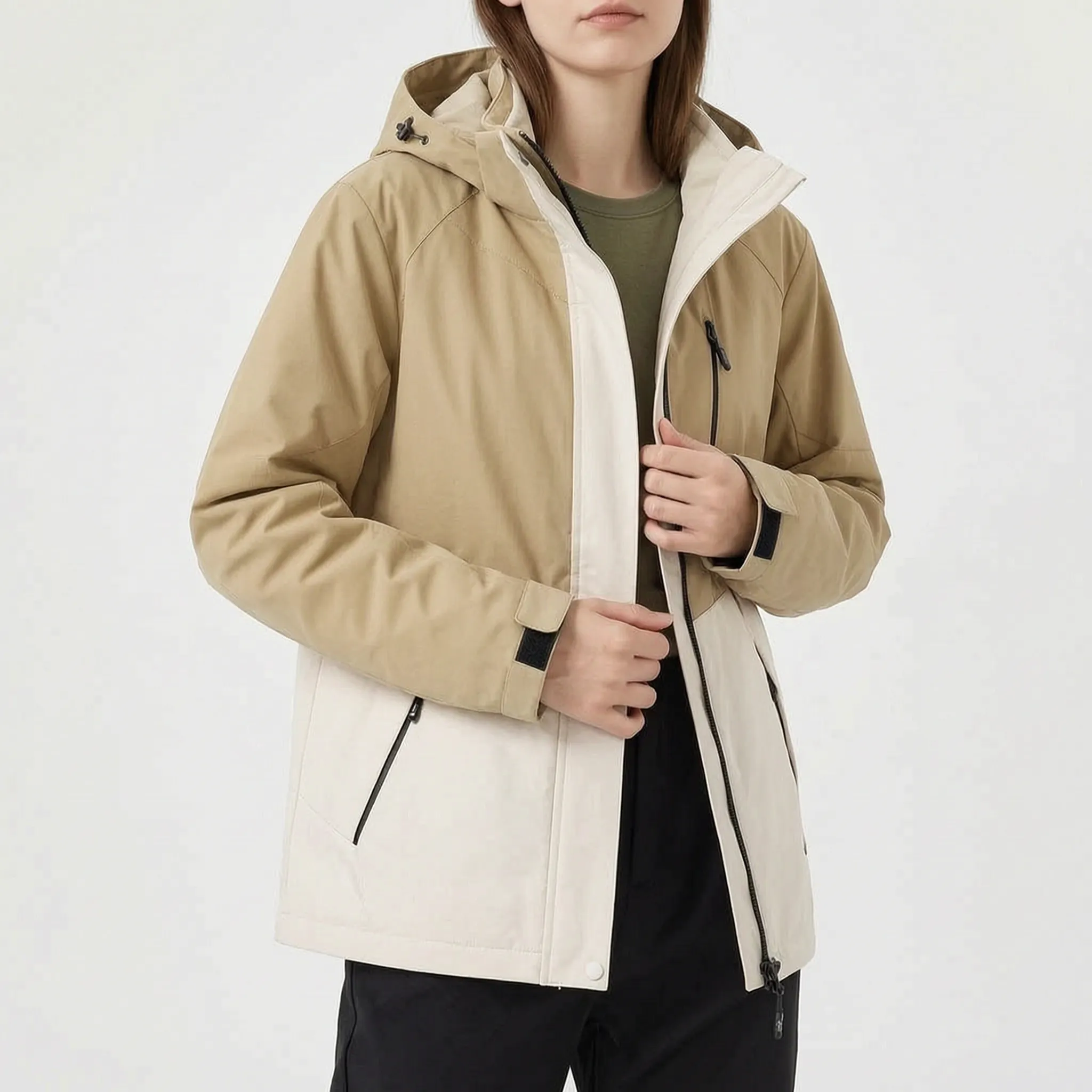 AeroShield  - Womens Hooded Windbreaker Jacket Outdoor Excursions