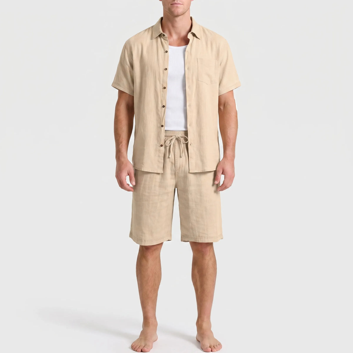 Aestivol  - Short-Sleeve Summer Co-Ord Set Warm Weather Holidays