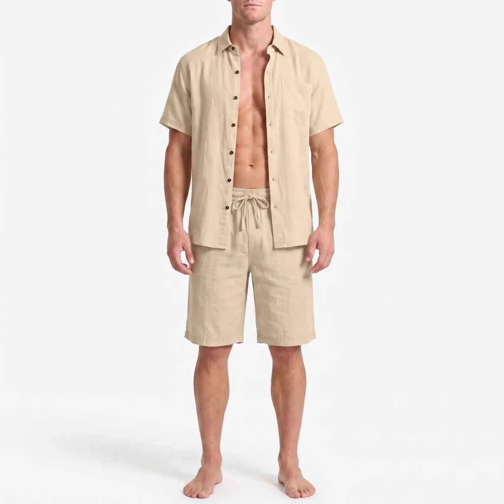 Aestivol  - Short-Sleeve Summer Co-Ord Set Warm Weather Holidays