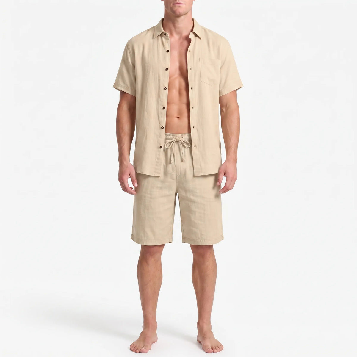 Aestivol  - Short-Sleeve Summer Co-Ord Set Warm Weather Holidays