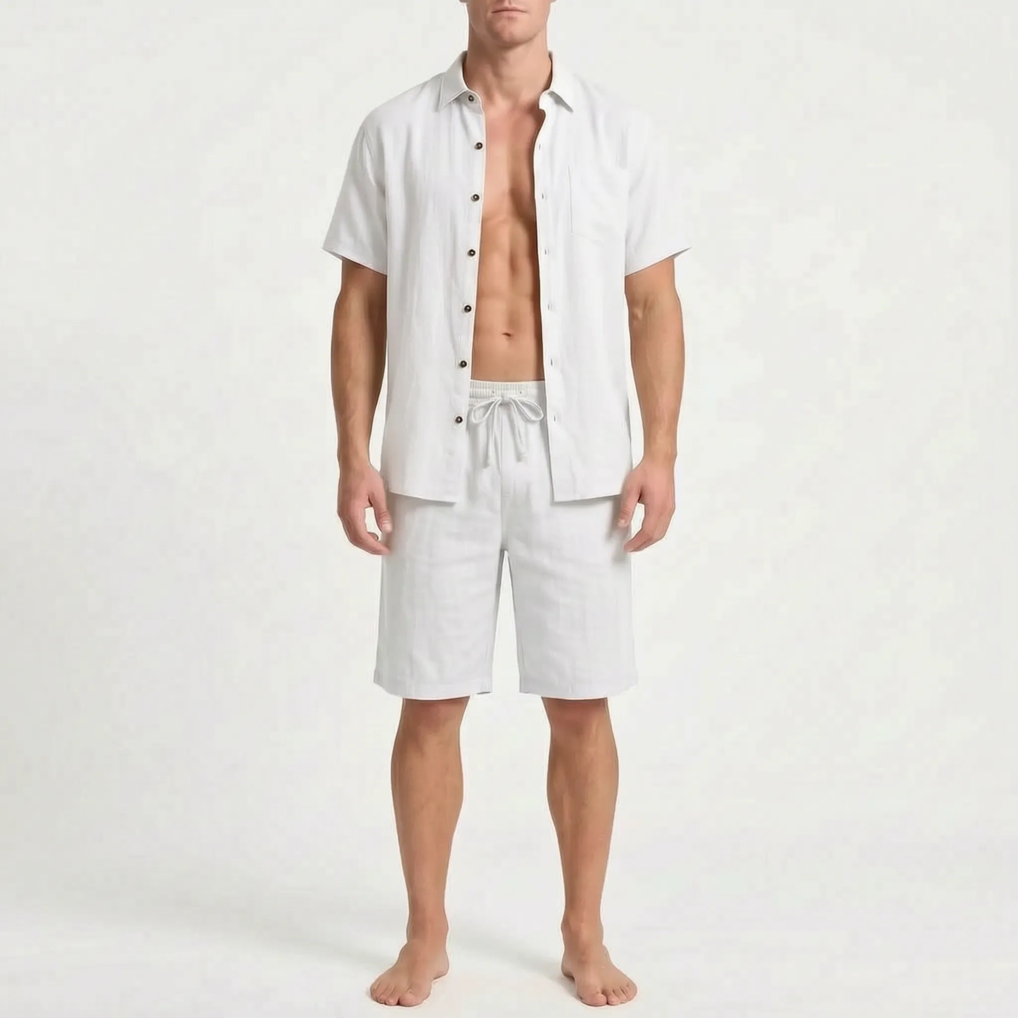 Aestivol  - Short-Sleeve Summer Co-Ord Set Warm Weather Holidays