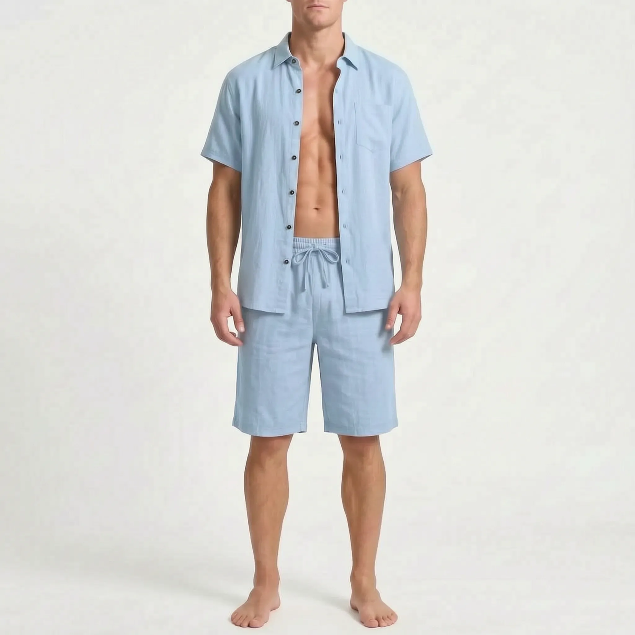 Aestivol  - Short-Sleeve Summer Co-Ord Set Warm Weather Holidays