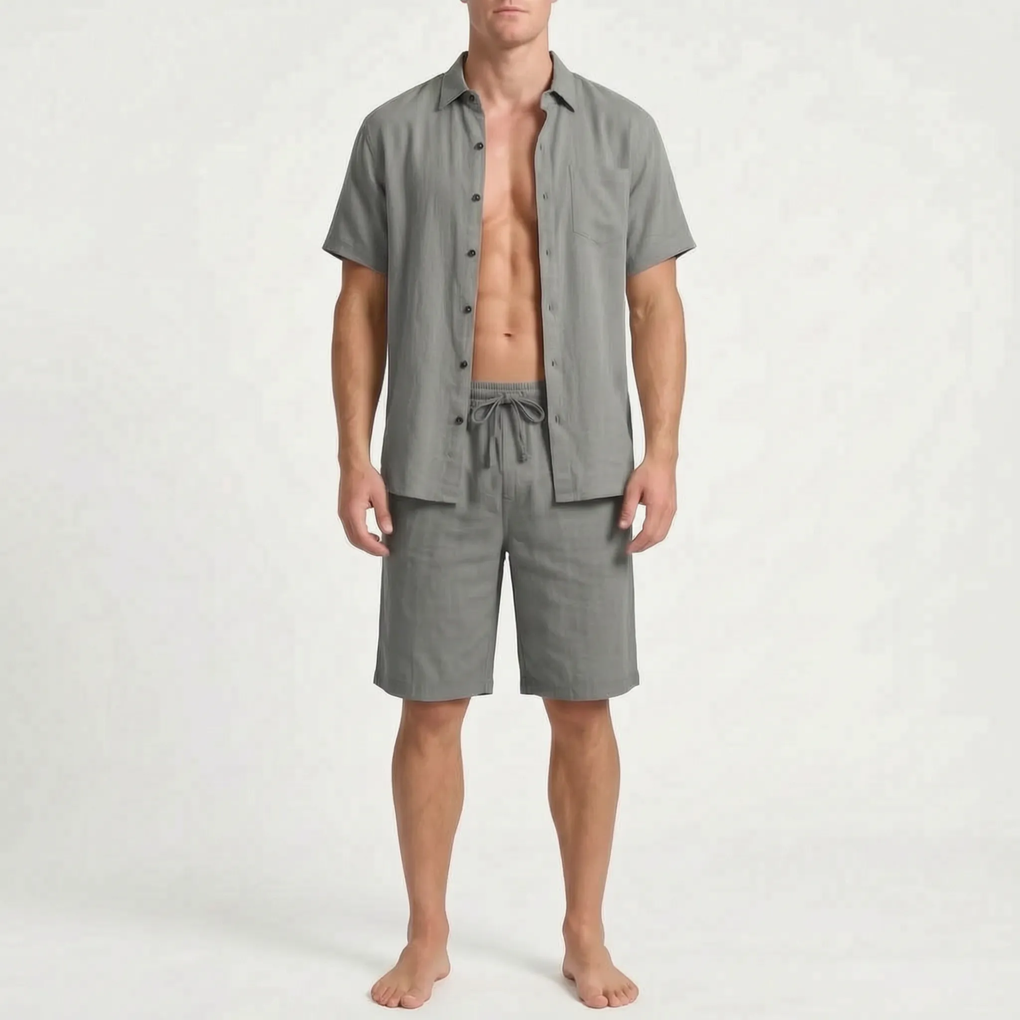 Aestivol  - Short-Sleeve Summer Co-Ord Set Warm Weather Holidays