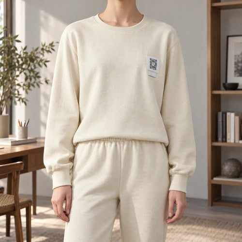 Aethex  - Sporty Minimalist Crew Neck Jumper Layering For Cooler Days