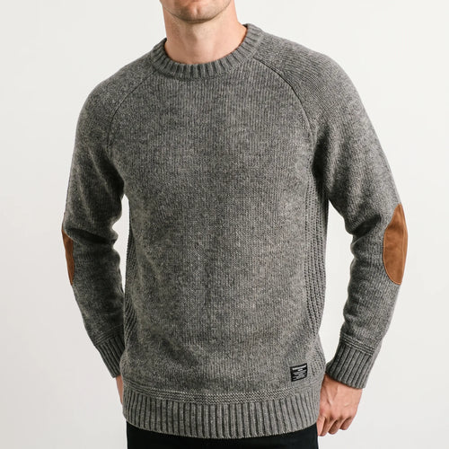 Aldwick  - Long-Sleeved Crew Neck Knitted Jumper Layering Over Shirts