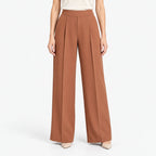 Alvara  - High Waist Wide Leg Trousers Office Wear