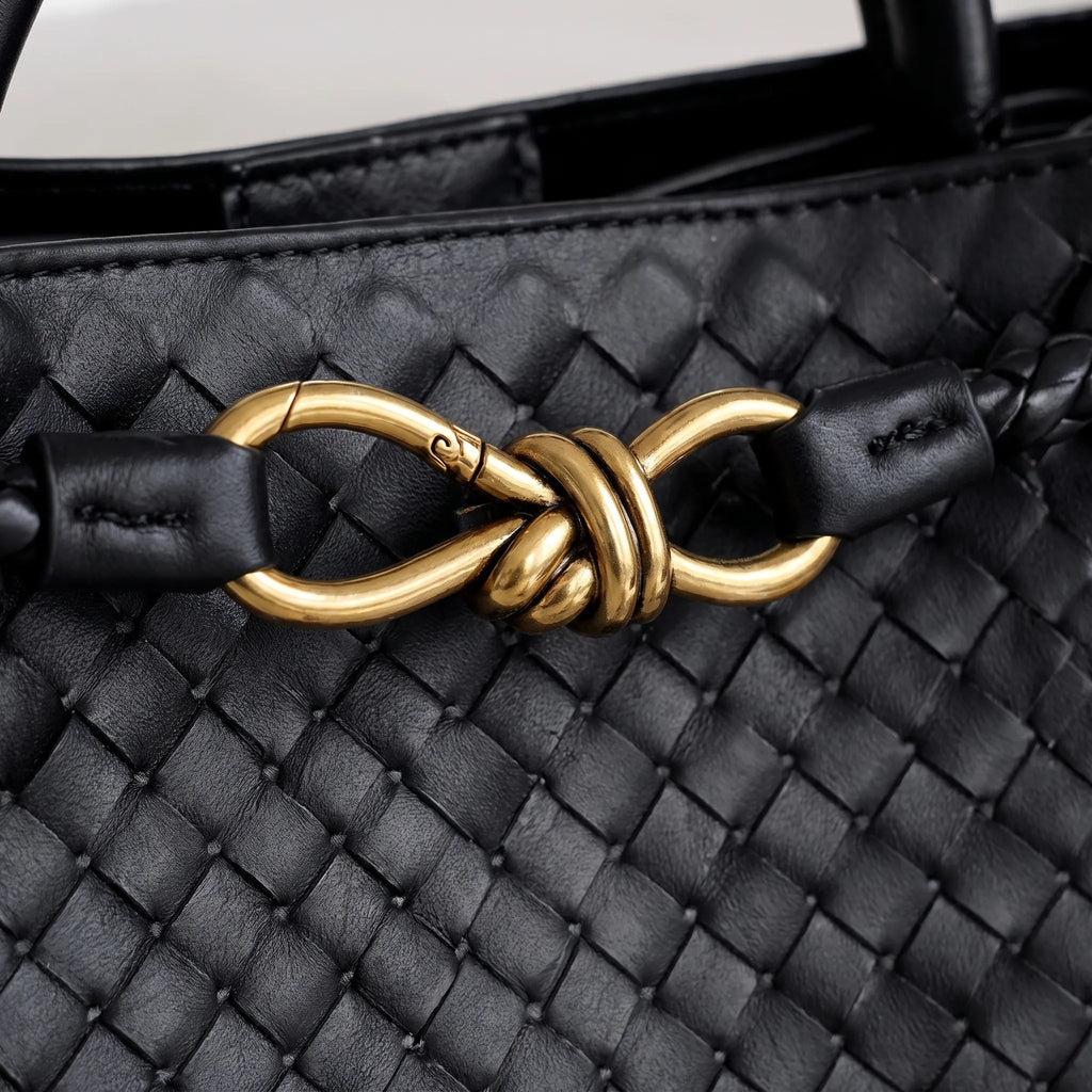 Alveora  - Woven Texture Tote Bag Daily Commuting
