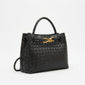 Alveora  - Woven Texture Tote Bag Daily Commuting