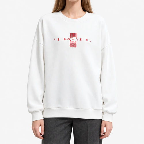 Aurawe  - Embroidered Sweatshirt Casual Weekend Wear