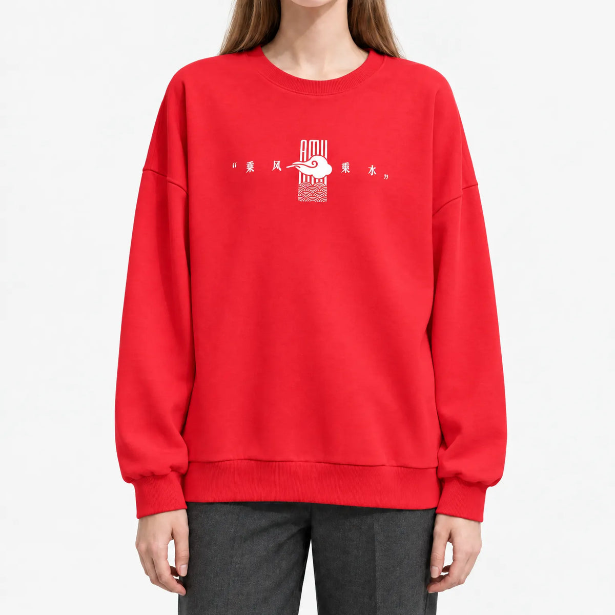 Aurawe  - Embroidered Sweatshirt Casual Weekend Wear