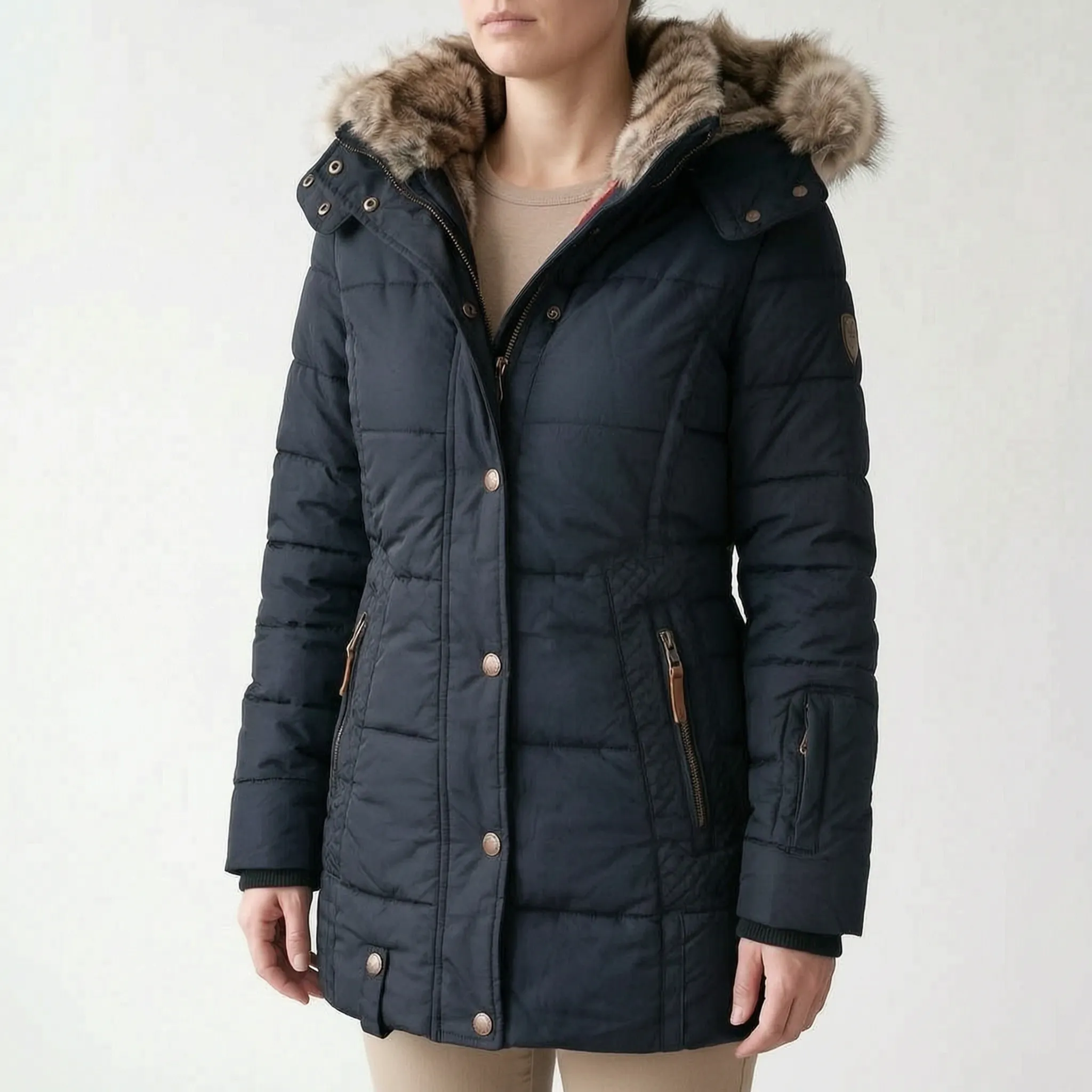 Avelia  - Women's Hooded Winter Coat Cold Weather Commuting