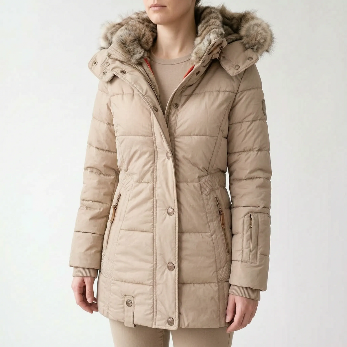 Avelia  - Women's Hooded Winter Coat Cold Weather Commuting
