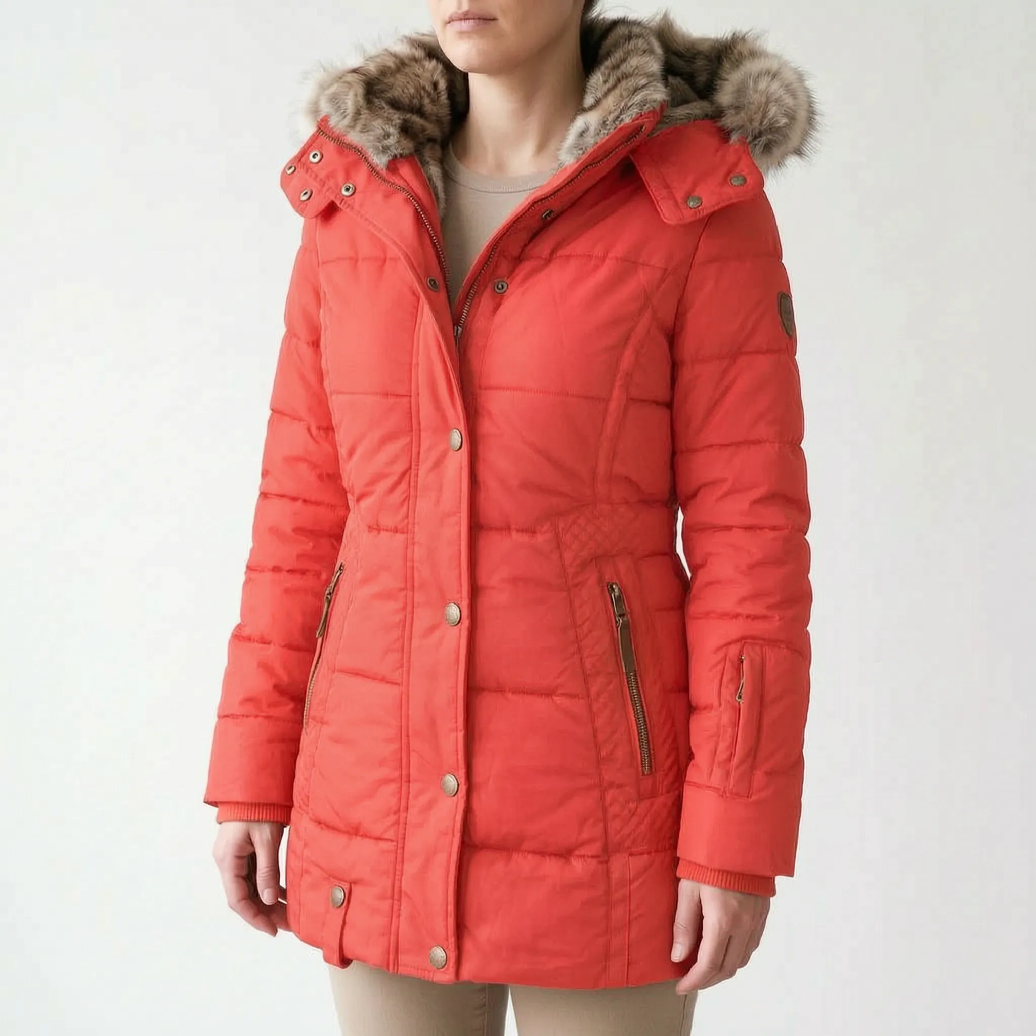 Avelia  - Women's Hooded Winter Coat Cold Weather Commuting