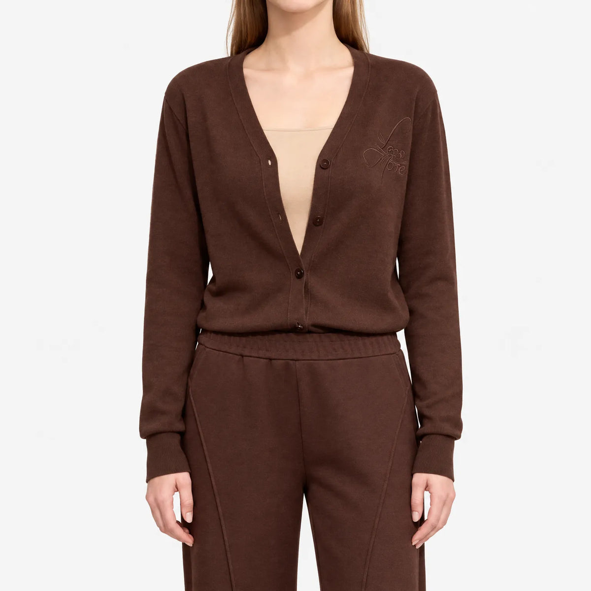 Aveline  - V-Neck Fine Knit Cardigan Layering Over Blouses