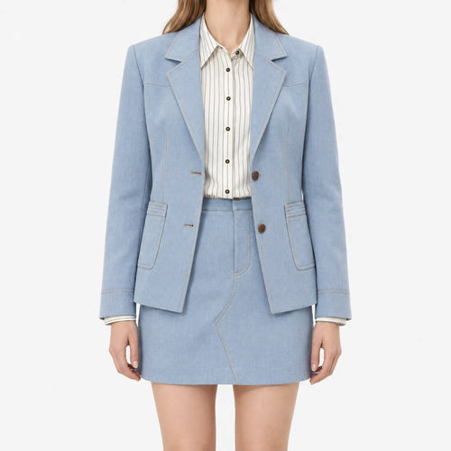 Azulea  - Single-Breasted Casual Blazer Office Meetings