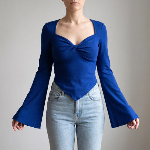 Bellise  - Flared Sleeve Top Evening Wear
