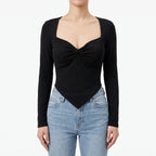 Bellise  - Flared Sleeve Top Evening Wear
