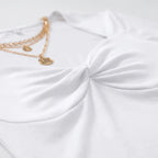 Bellise  - Flared Sleeve Top Evening Wear