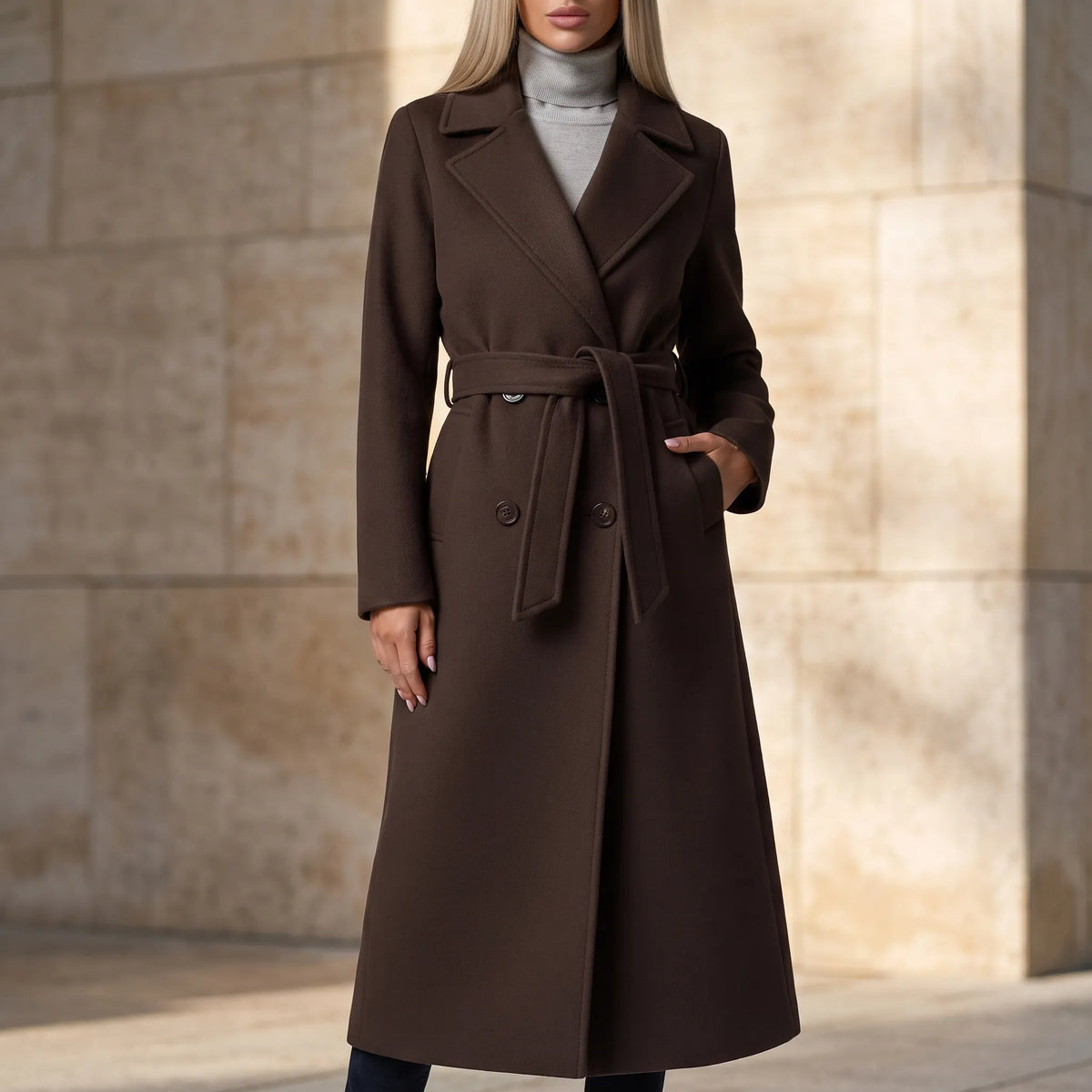 Beltonia  - Women's Trench Coat Daily Commuting