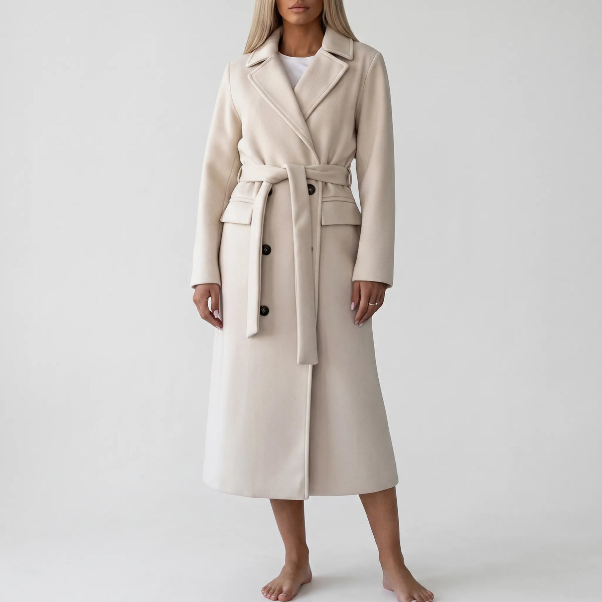 Beltonia  - Women's Trench Coat Daily Commuting