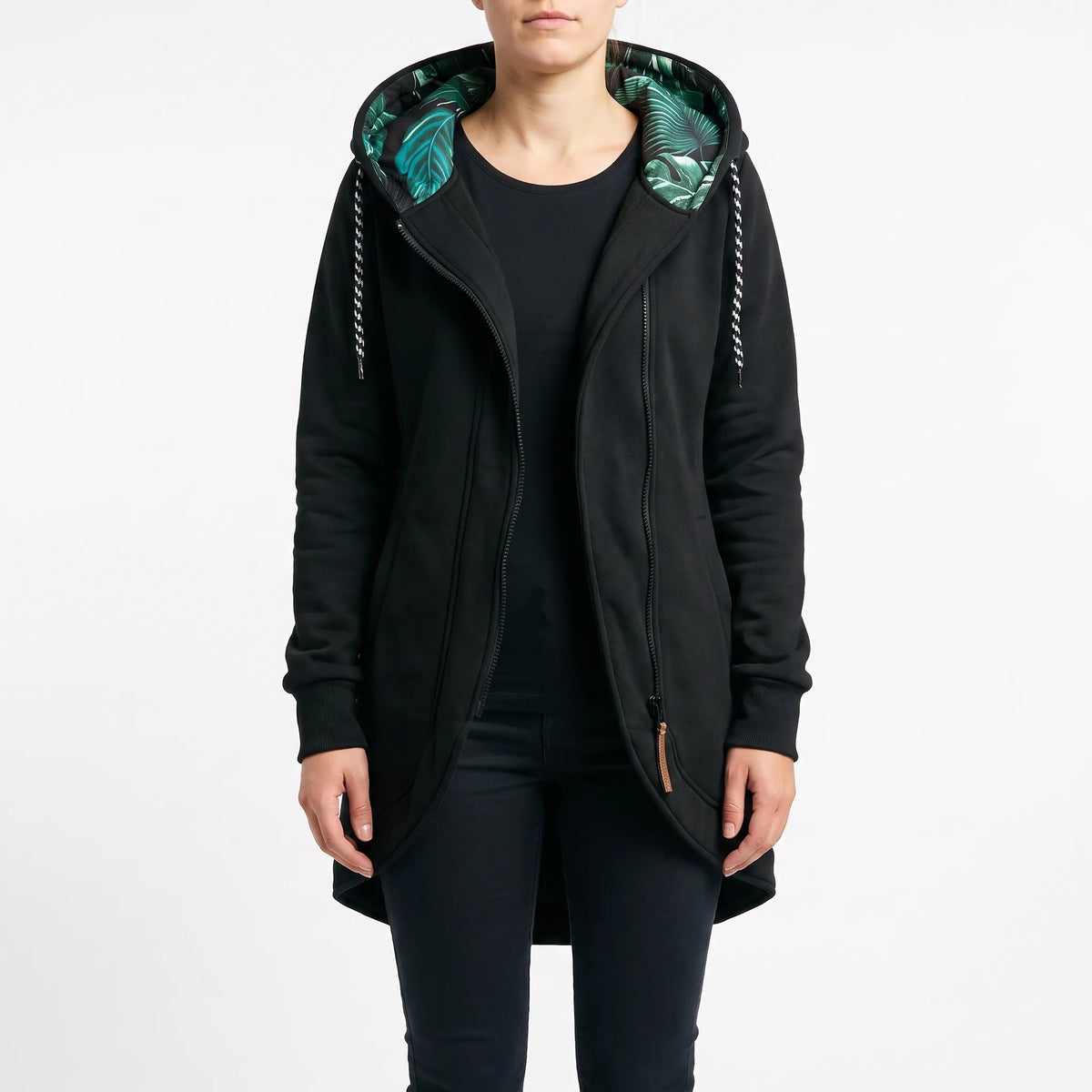 Botanihood  - Asymmetric Zip Winter Jacket Cold Weather Layering