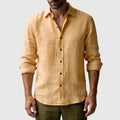 BreezeFit  - Long Sleeve Button-Down Casual Shirt Casual Office Wear
