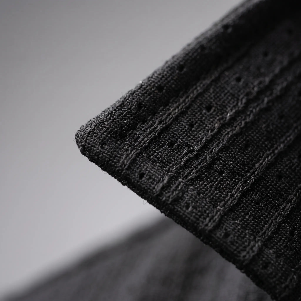 BreezeKnit  - Short Sleeve Textured Knit Shirt Casual Daytime Wear