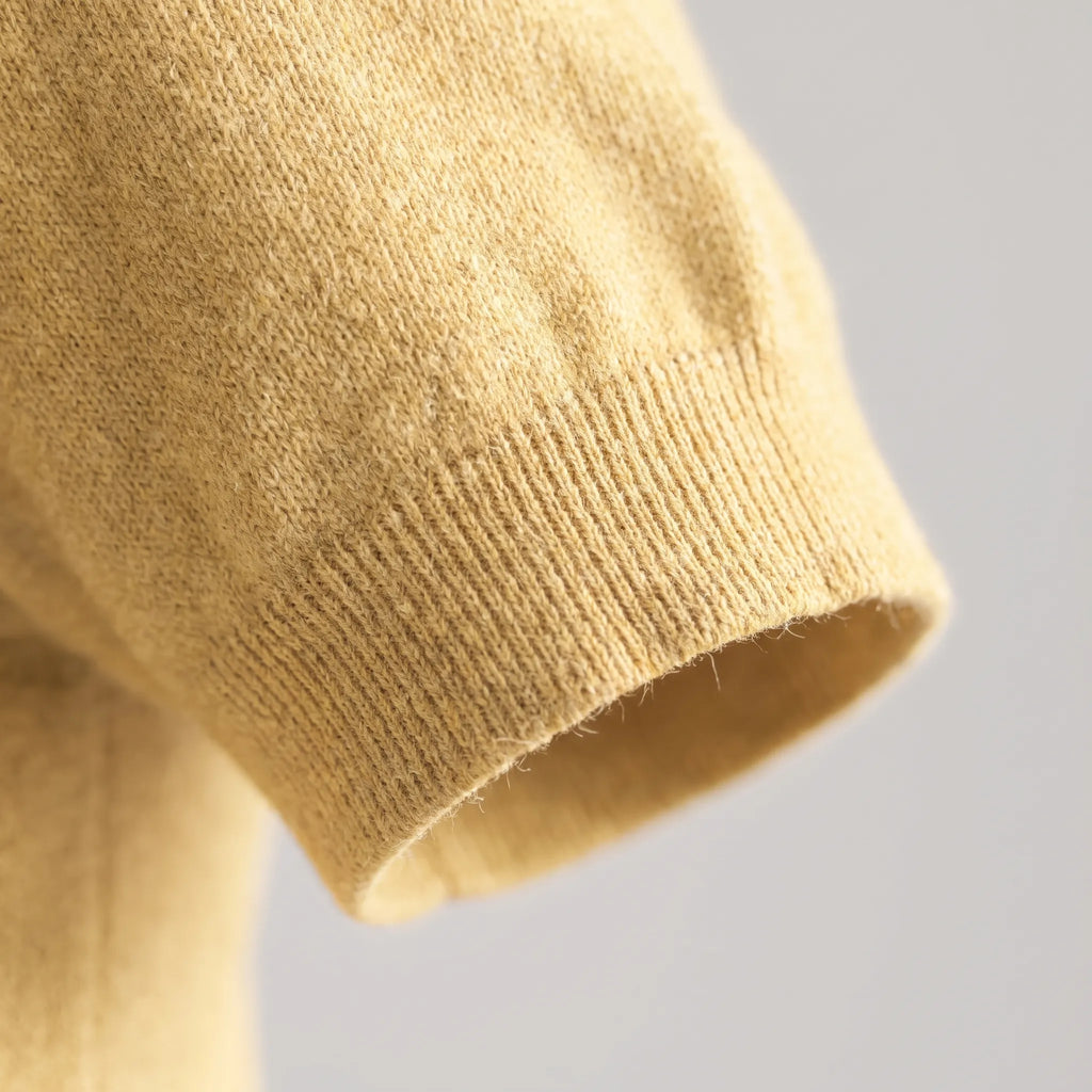 BreezeTop  - Maglione A Maniche Corte Estivo Look Casual Quotidiano