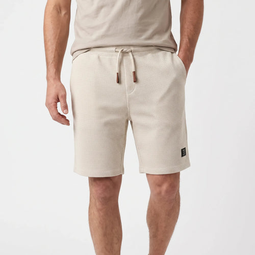 BreezeWeave  - Textured Waffle-Knit Men's Shorts Warm Weather Outings