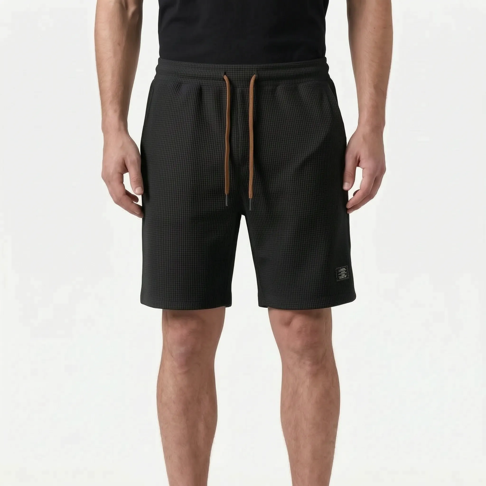 BreezeWeave  - Textured Waffle-Knit Men's Shorts Warm Weather Outings