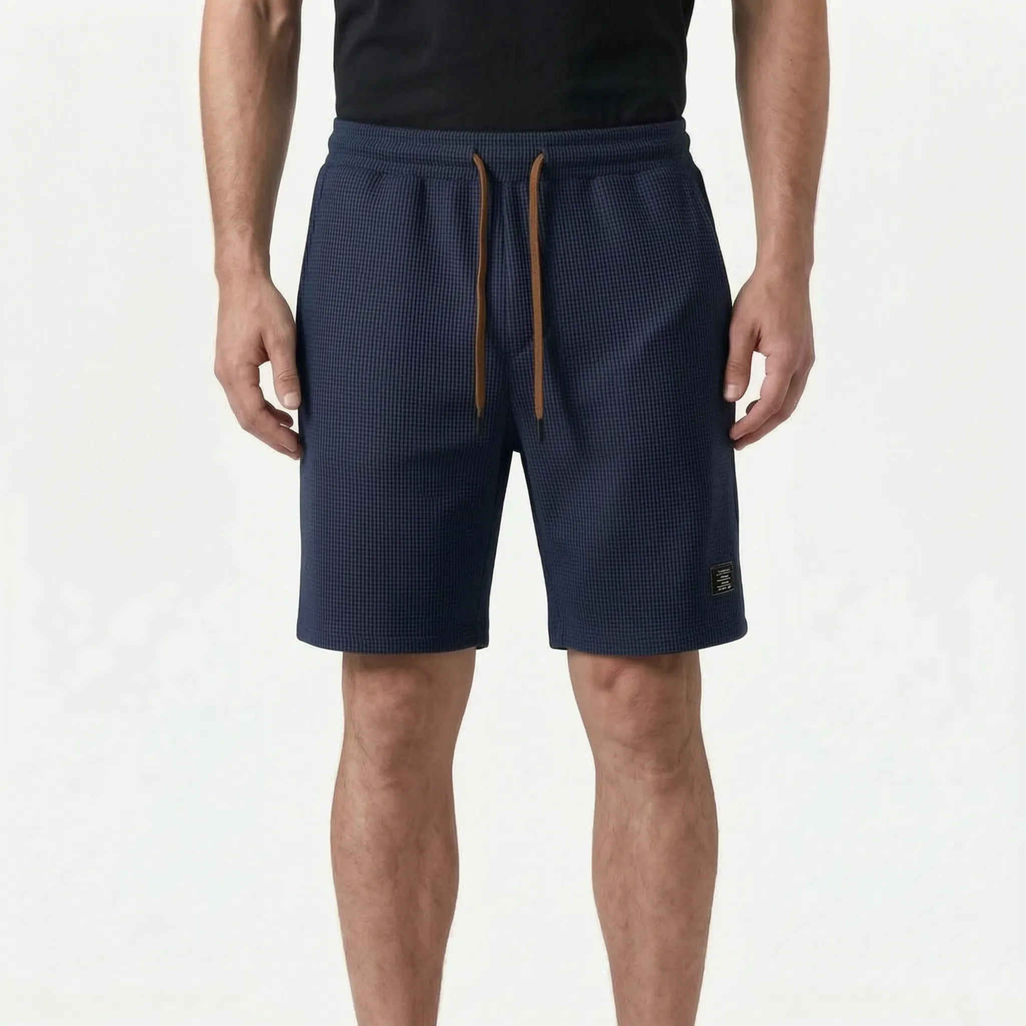 BreezeWeave  - Textured Waffle-Knit Men's Shorts Warm Weather Outings