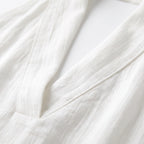 Breezly  - Flowing White Two Piece Set Warm Weather Styling