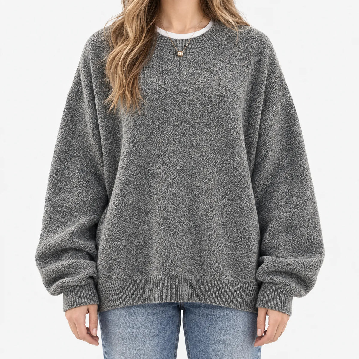 Breydon  - Round Neck Casual Jumper Layering Over T-Shirts