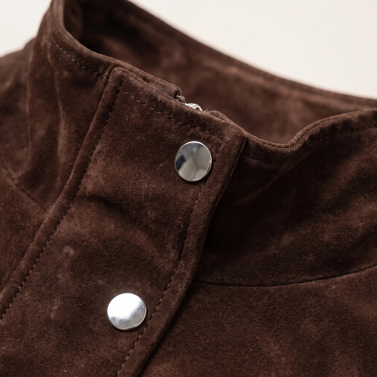 Brunox  - Cropped Brown Bomber Jacket Autumn Layering